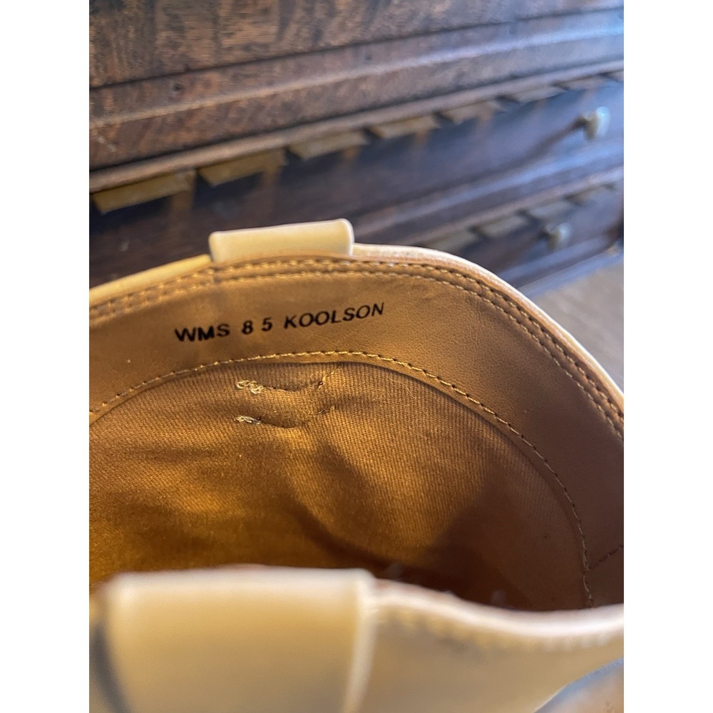 NWT Dolce Vita "Koolson" Cream Western Cowgirl Booties Braid‎ Pointed Toe Sz 8.5 - Picture 7 of 7